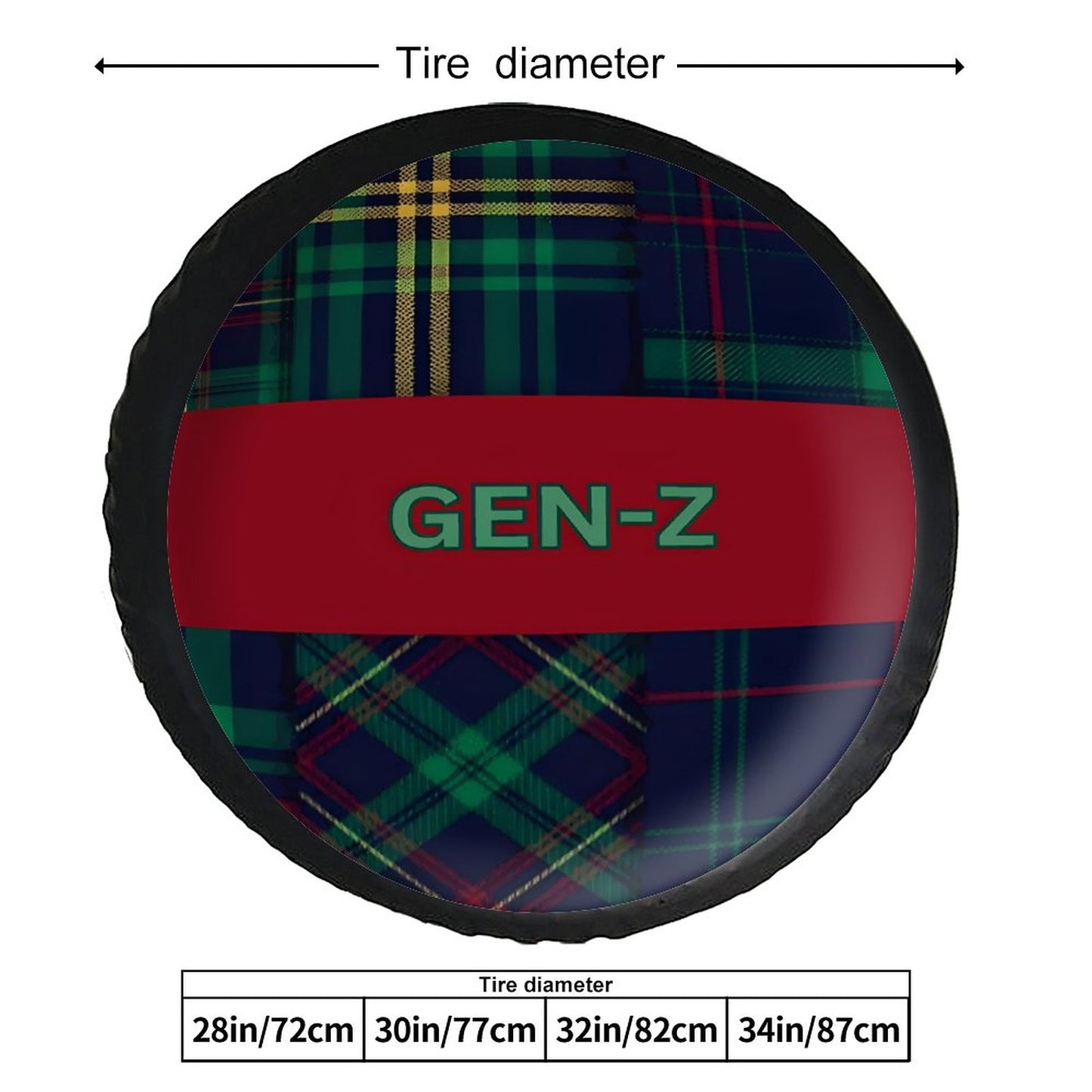 Leather Tire Cover(One-sided Printing)