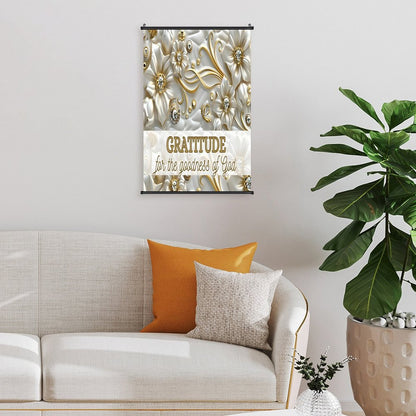 Canvas Hanging Poster with Scrolls-16"x24"/ 40x60cm