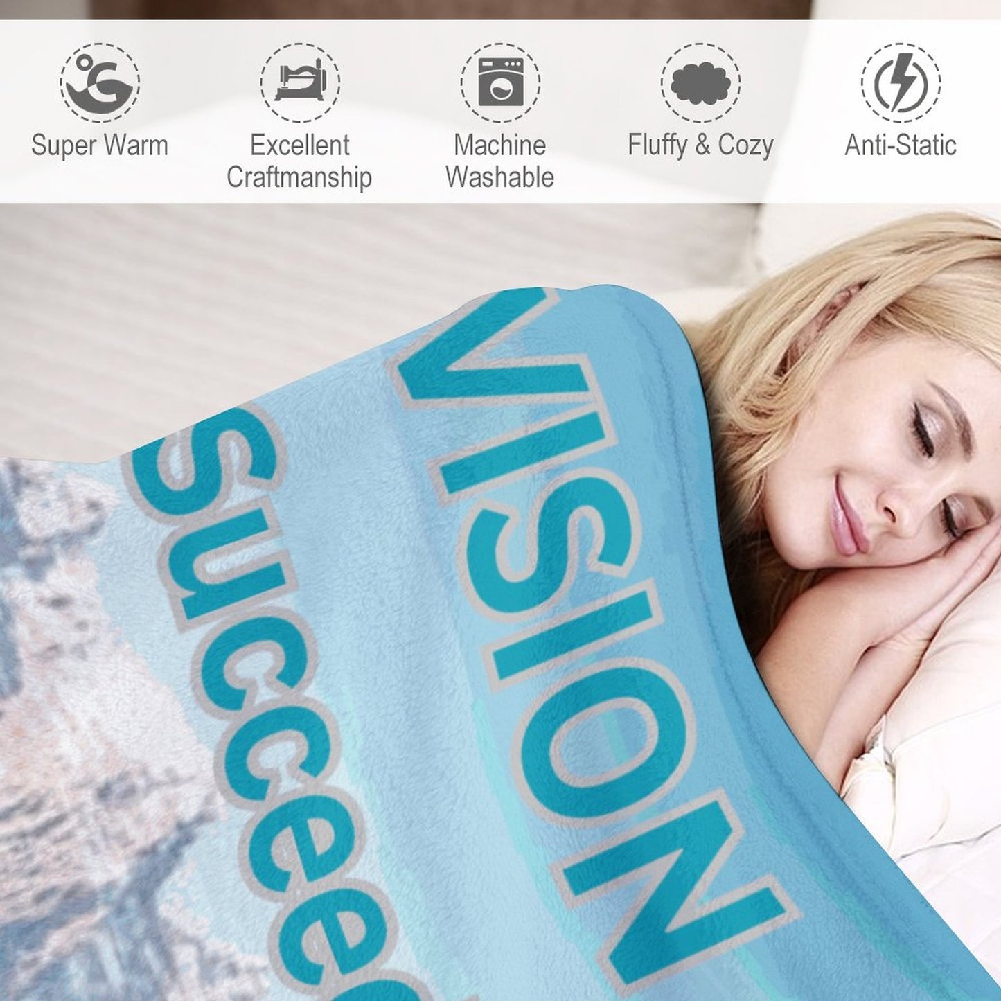 280gsm Flannel Blanket-60"x80" (Dual-sided Printing)