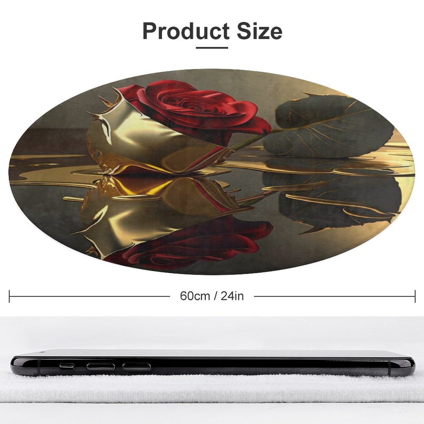 Round Coral Velvet Warm Floor Mat
