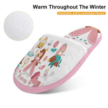 Flannel Children's Cotton Slippers (All-Over Printing)