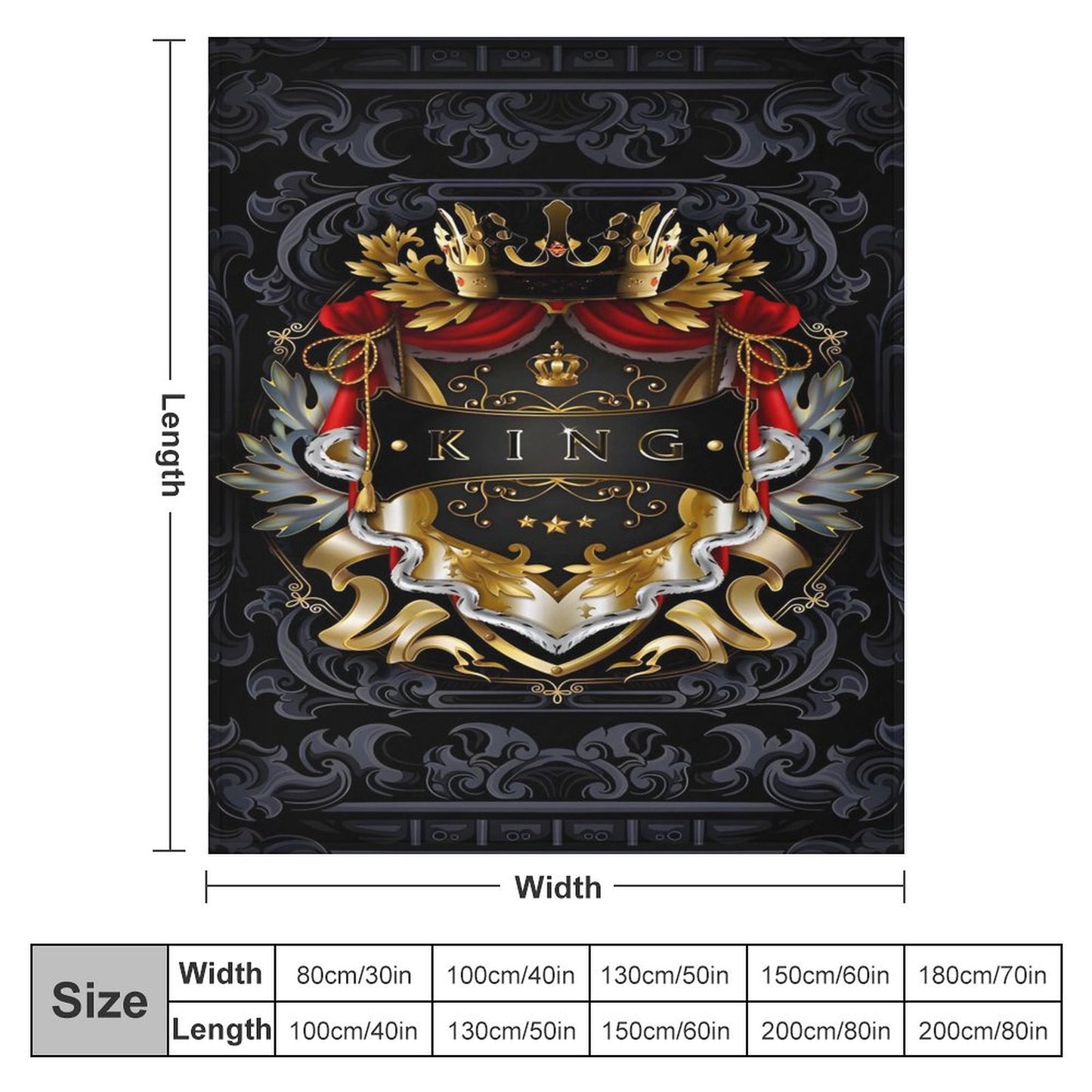 280gsm Flannel Blanket-70"x80" (Dual-sided Printing)