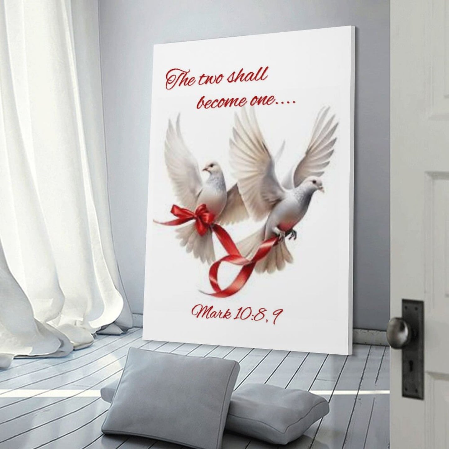 Framed Wooden Poster Hanging (Vertical 2:3)-8x12 inch