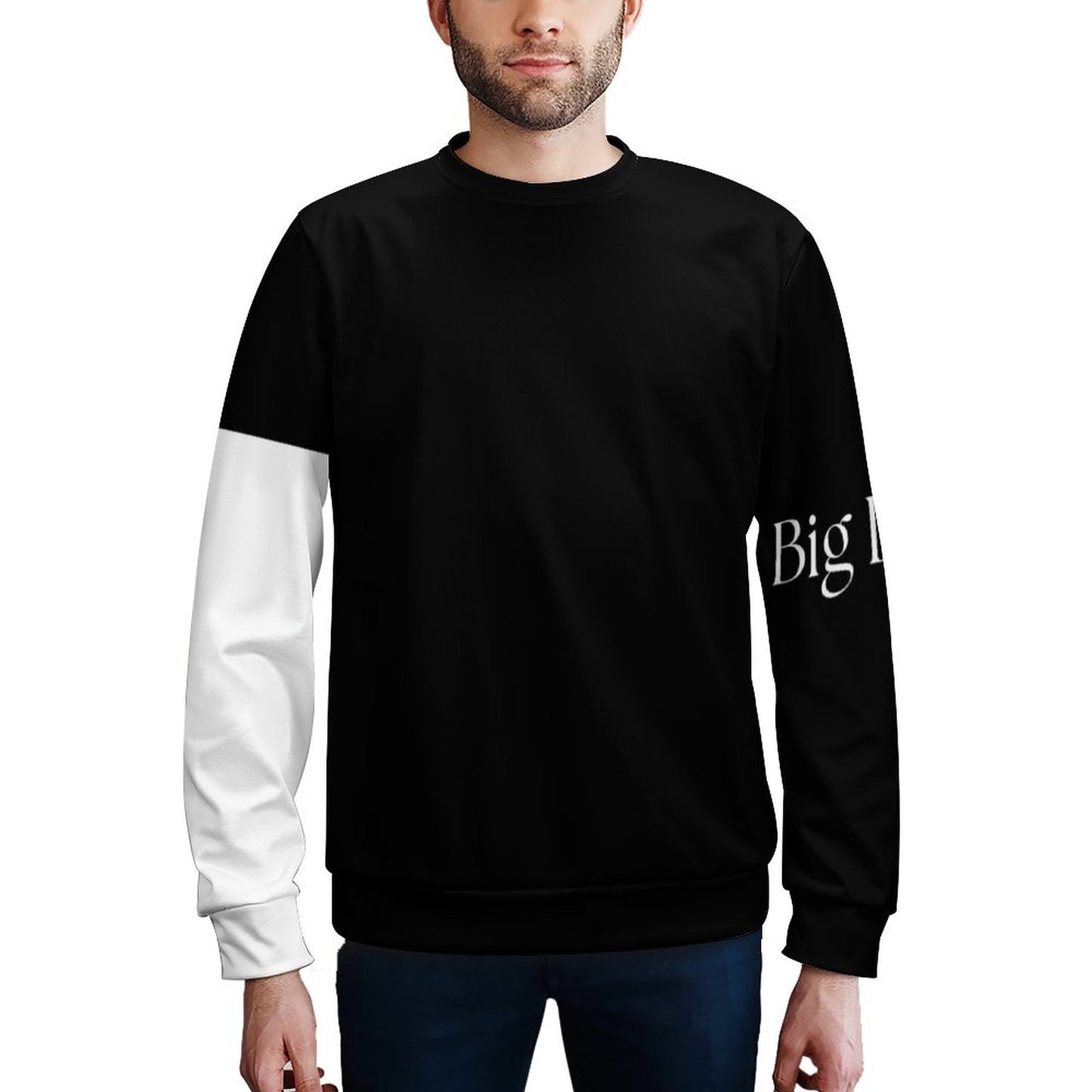 250gsm Round Neck Men's Sweatshirt 4T35 (All-Over Printing)