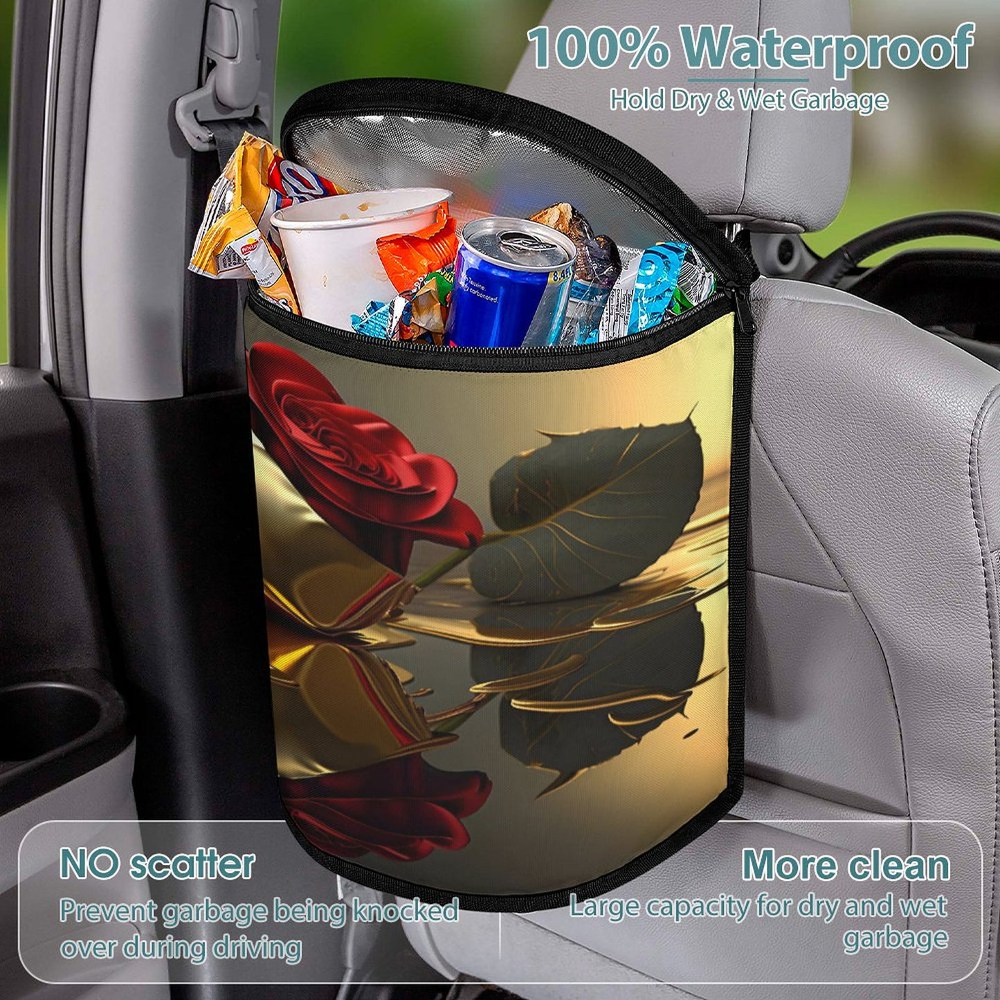 Collapsible Car Trash Bin
