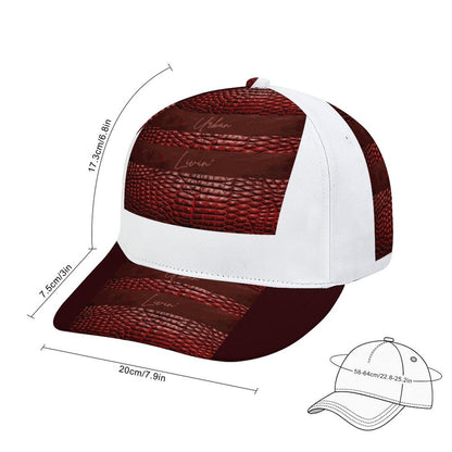 Bent Fitted Cap (All-Over Printing)