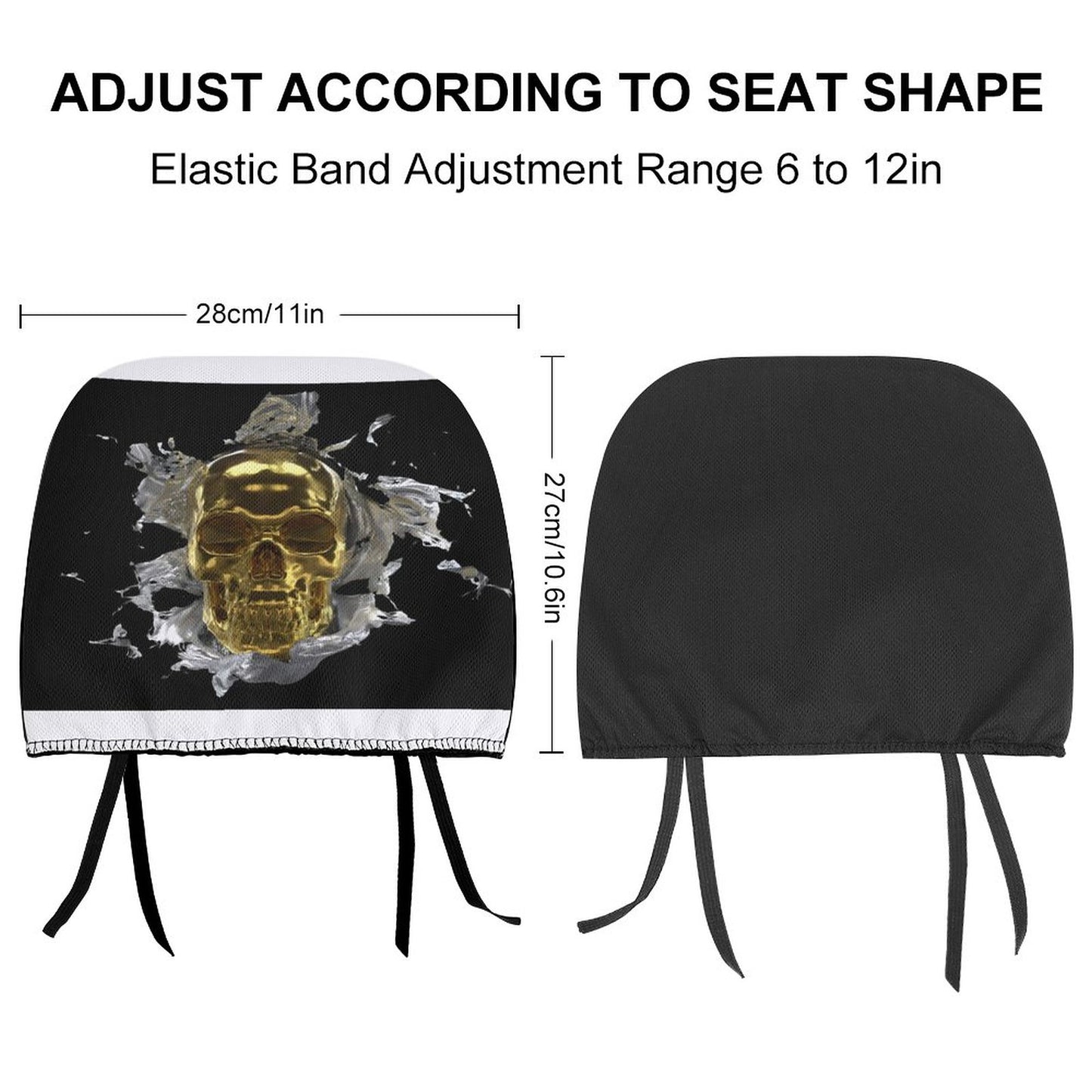 Custom Car Headrest Covers
