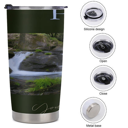 Car Travel Coffee Mug with Lid (All-Over Printing)