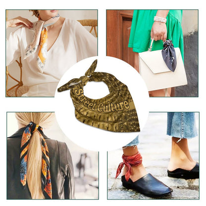 STREET CULTURE Square Scarf-Imitated Silk-2 sizes