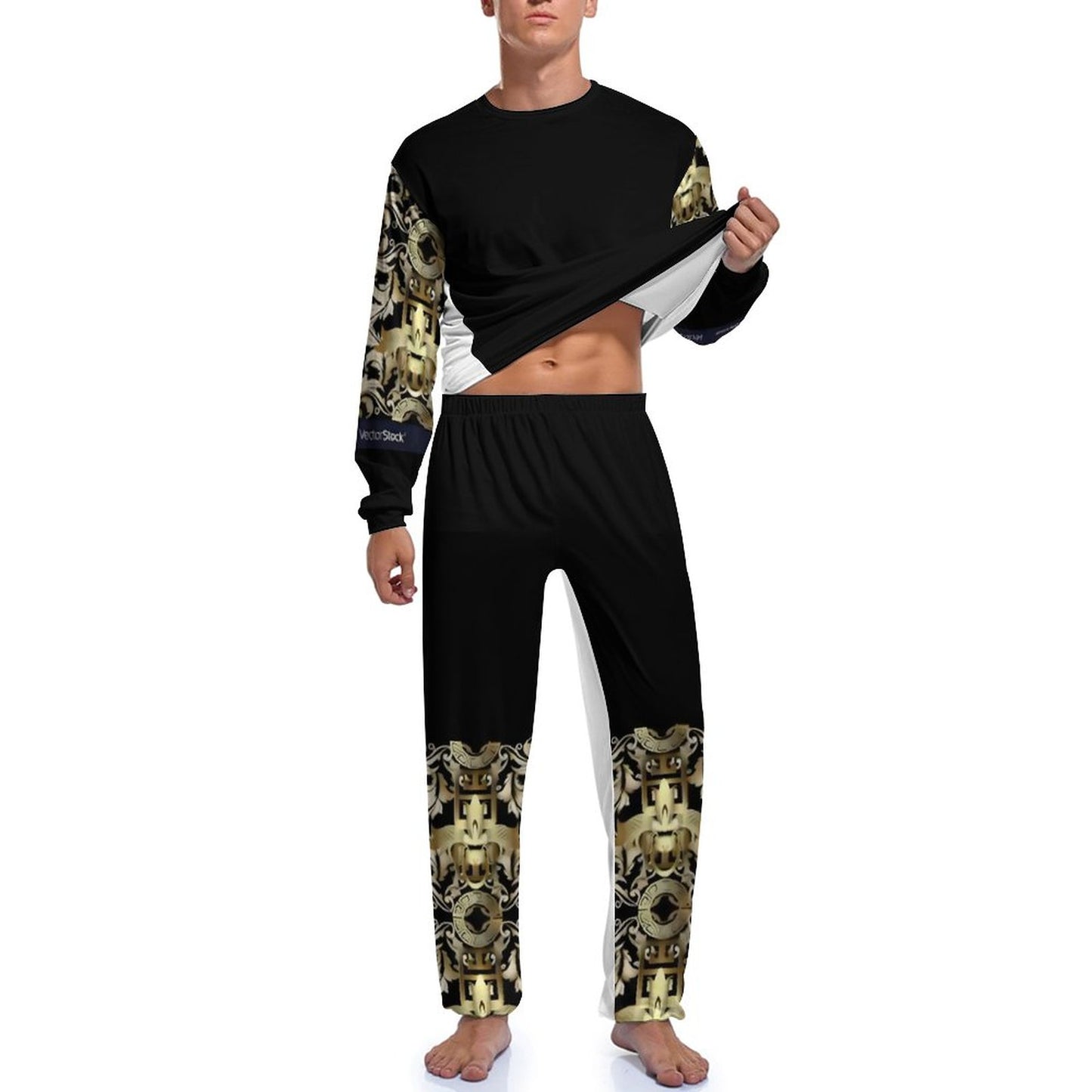 180gsm Men's Loungewear Set(All-Over Printing)