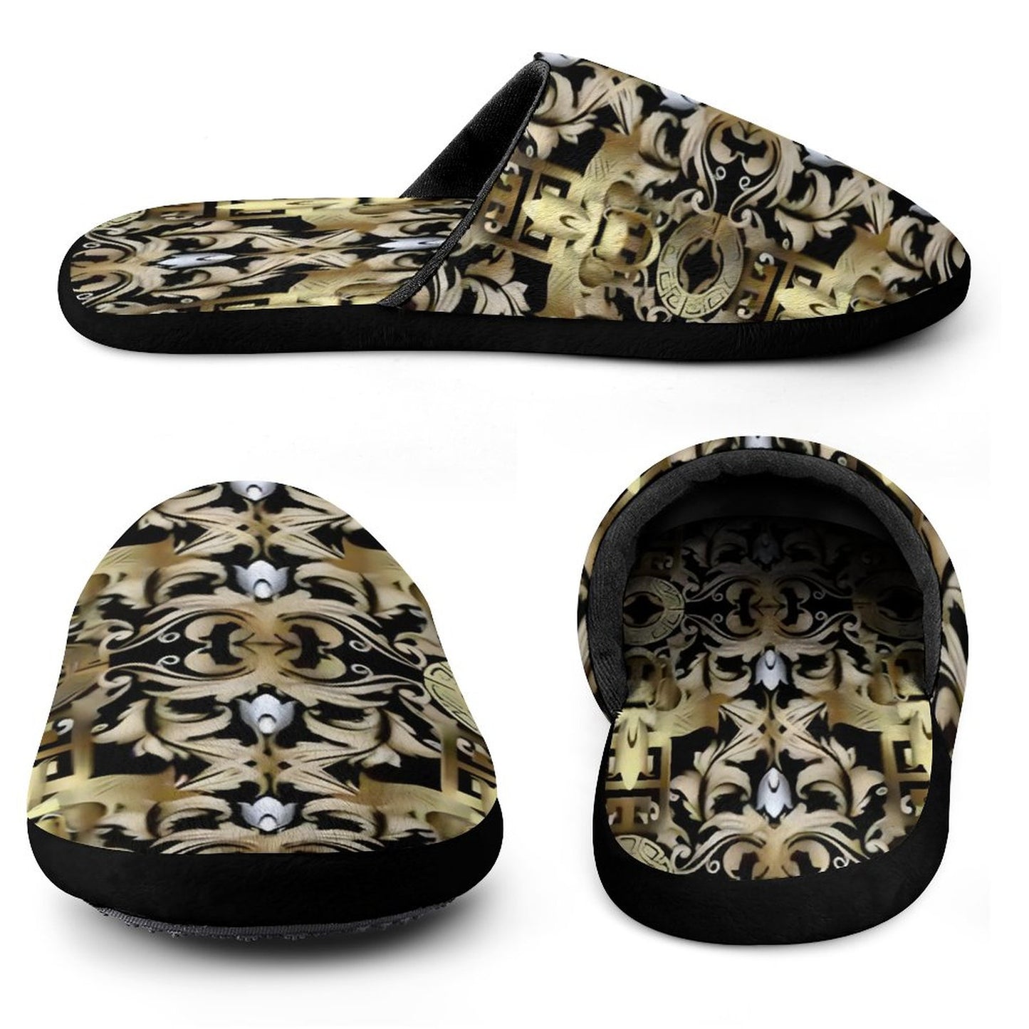 Flannel Men's Cotton Slippers
