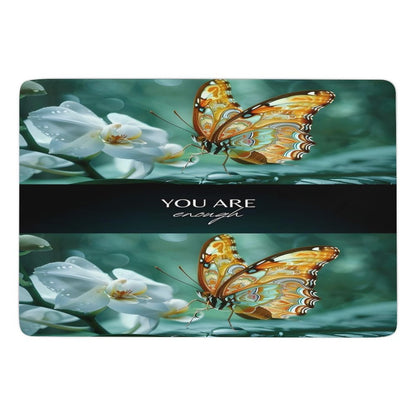Coral Velvet Floor Mat for Home (5X3') 60"x40"-YOU ARE ENOUGH