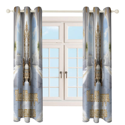 Grommet Curtain-52"x72"/ 132x183cm