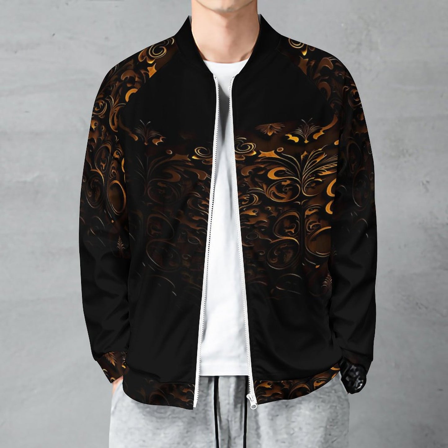 Raglan Zip-up Shirt WY10 (All-Over Printing)