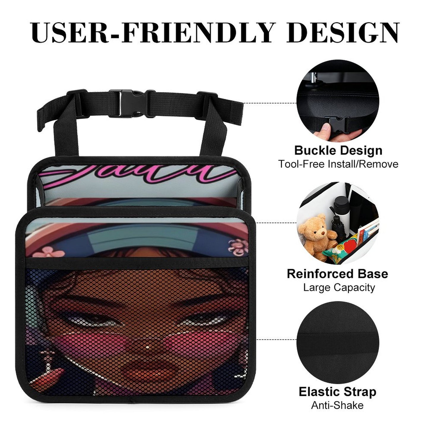 Car Seat Storage Bag(All-Over Printing)