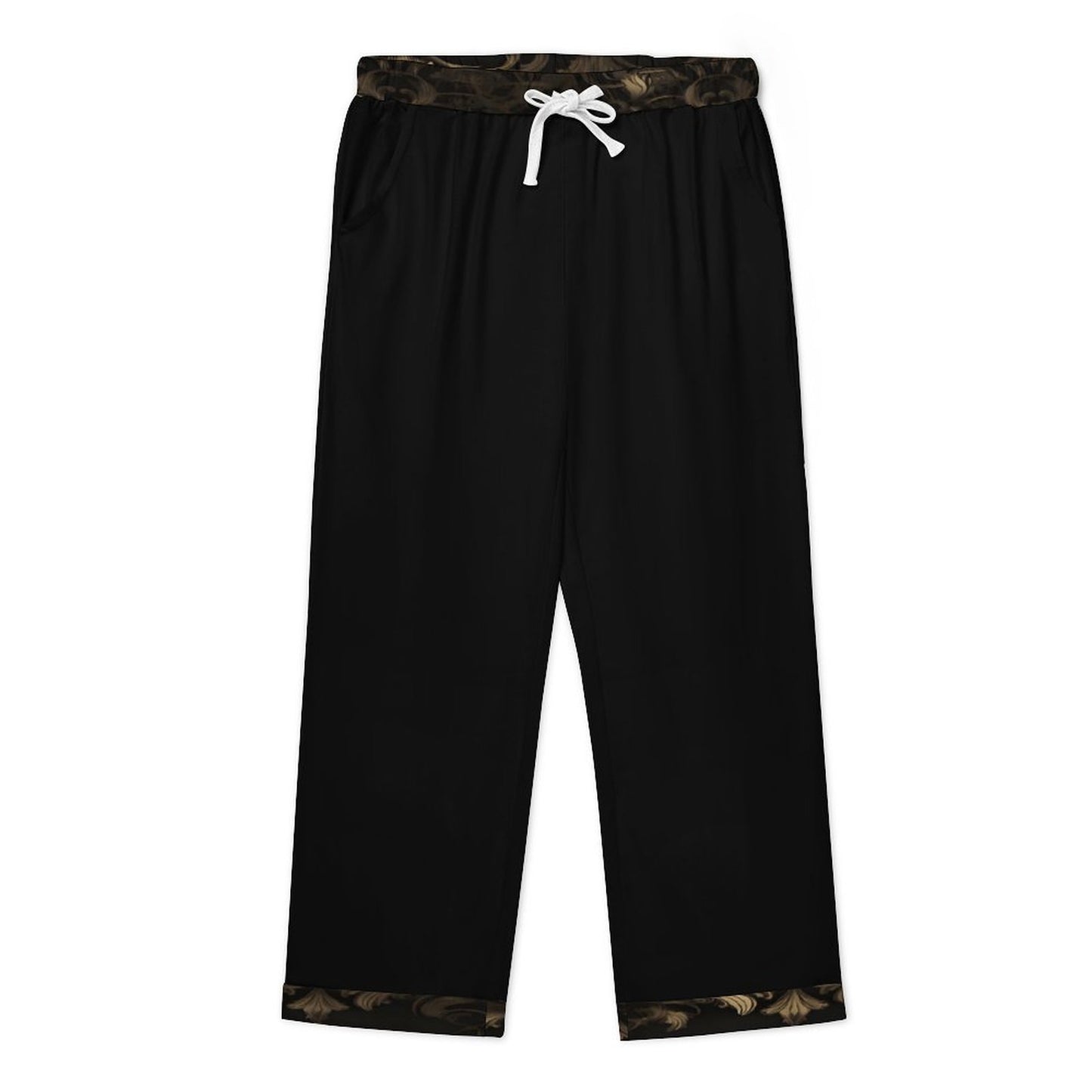 BLACK & GOLD ACCENT Night Suit for Men