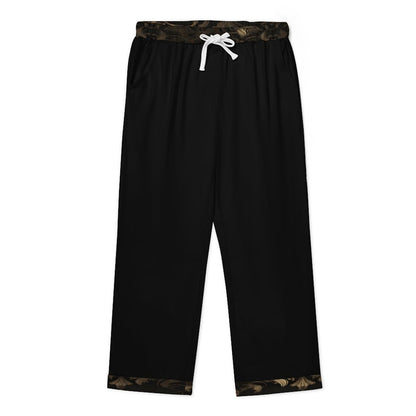 BLACK & GOLD ACCENT Night Suit for Men