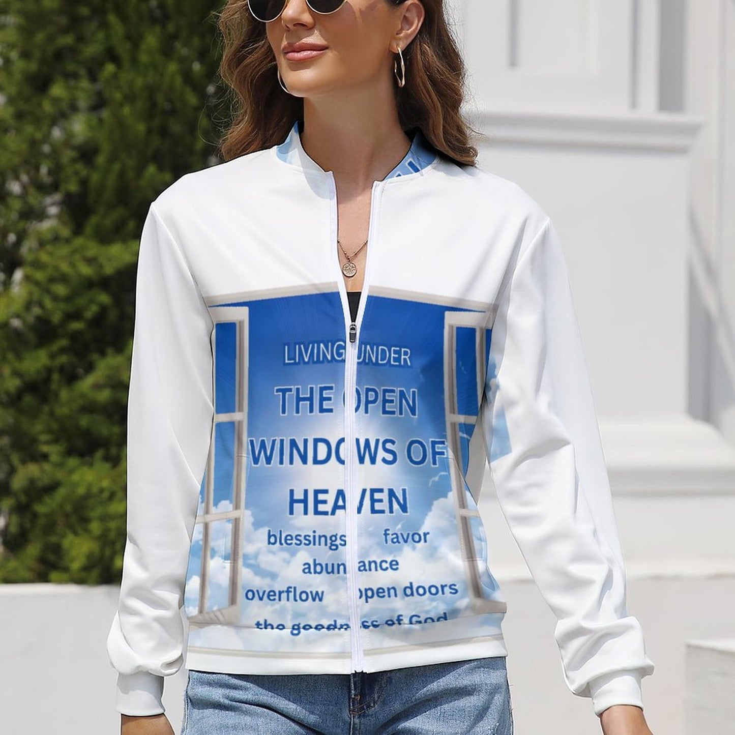 Women's Zipper Jacket(All-Over Printing)