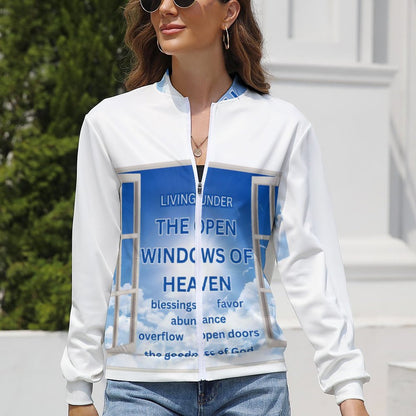 Women's Zipper Jacket(All-Over Printing)