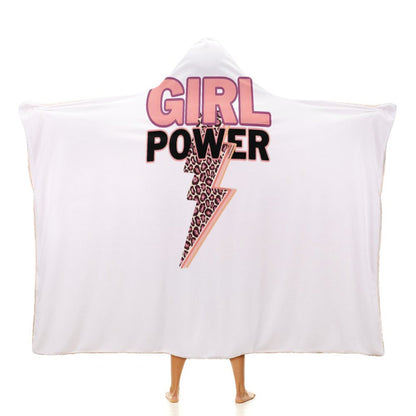 Wrap Hooded Blanket-60"x80"/ 150x200cm