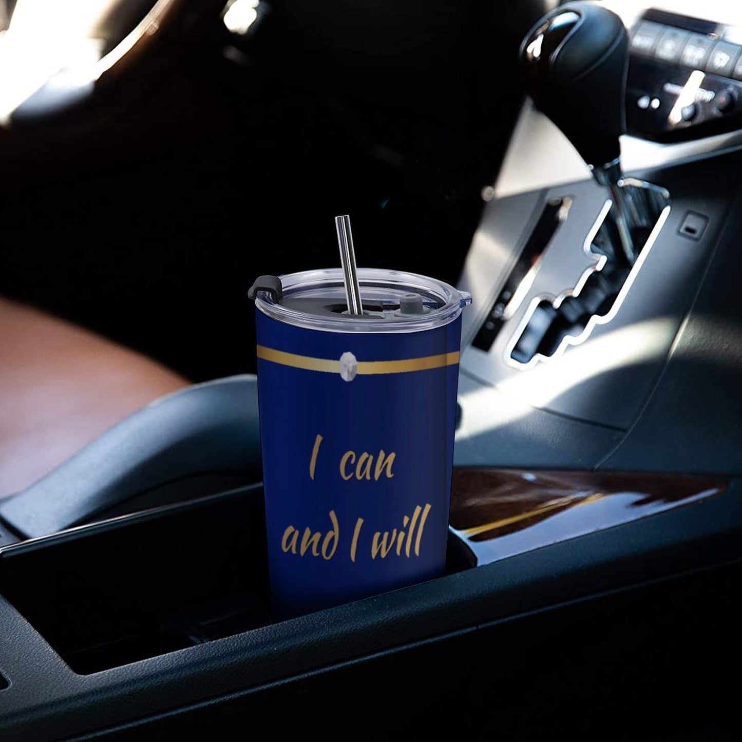 Car Travel Mug Set with Cleaning Kit (590ml/20oz)