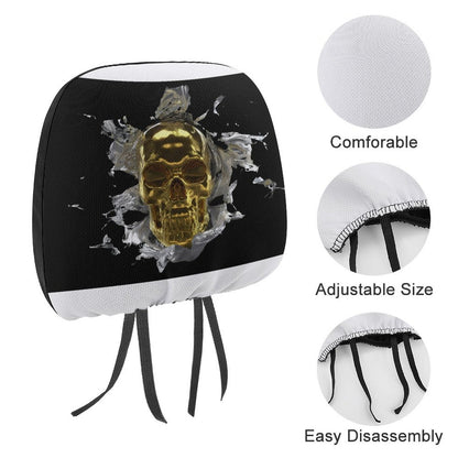 Custom Car Headrest Covers
