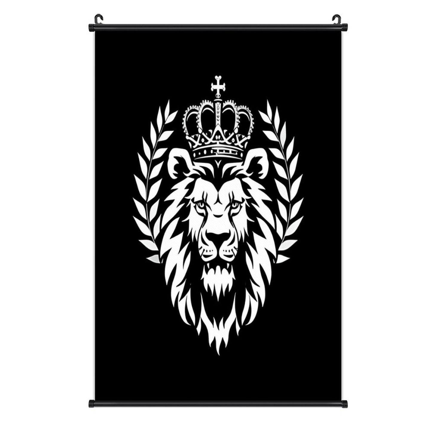 Canvas Hanging Poster with Scrolls-16"x24"/ 40x60cm-LION KING