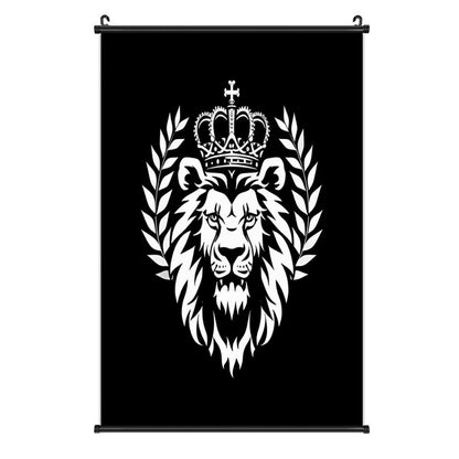Canvas Hanging Poster with Scrolls-16"x24"/ 40x60cm-LION KING