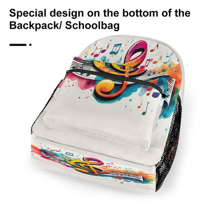 MUSIC GRAFFITI Children's School Backpack