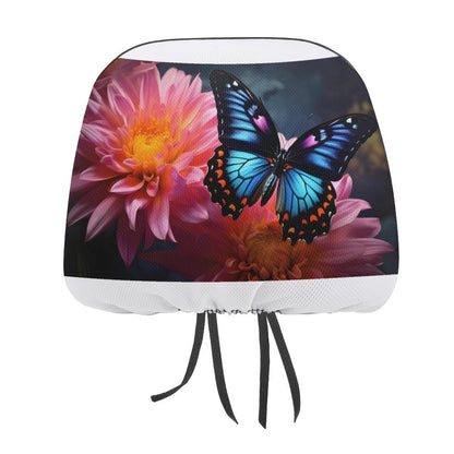 Custom Car Headrest Covers