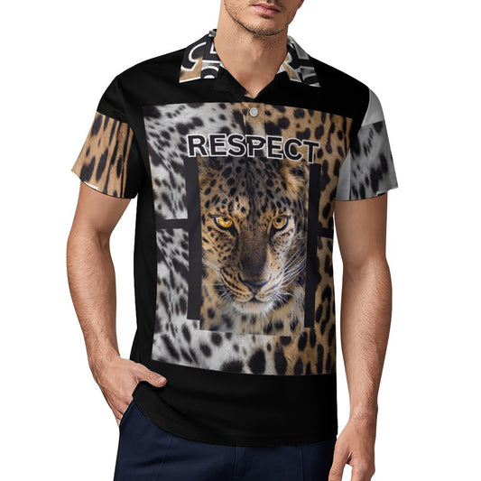 Short Sleeve Men's POLO T-shirt (All-Over Printing)
