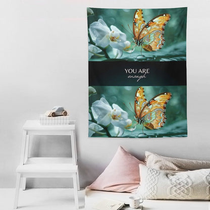 Wall Art with Vertical Tapestry-YOU ARE ENOUGH