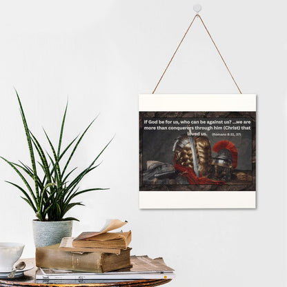 Square Wood Wall Decor Hanging Sign-12"x12"/30x30cm