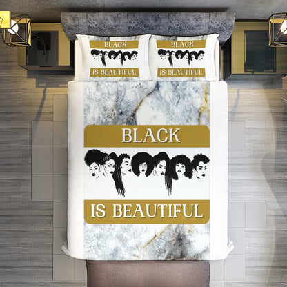 3-Piece Bedding Set-90"x90"/ 229x229cm (Dual-sided Printing)