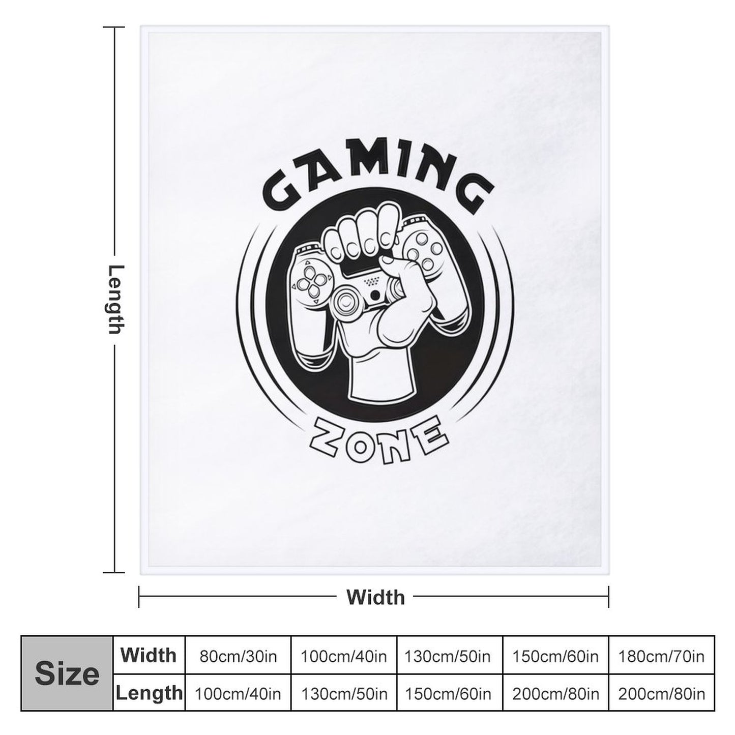 280gsm Flannel Blanket-70"x80" (Dual-sided Printing)