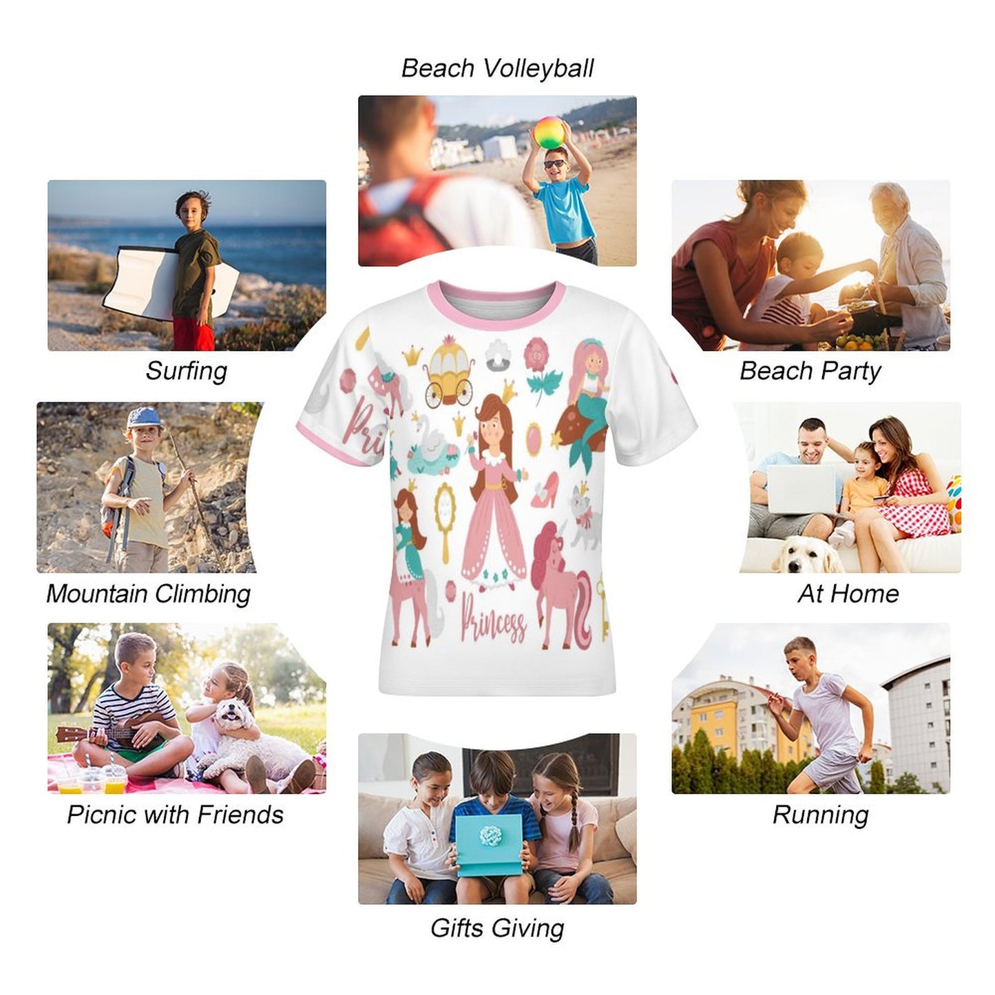 Short Sleeve Kid's T-Shirt ET (All-Over Printing)