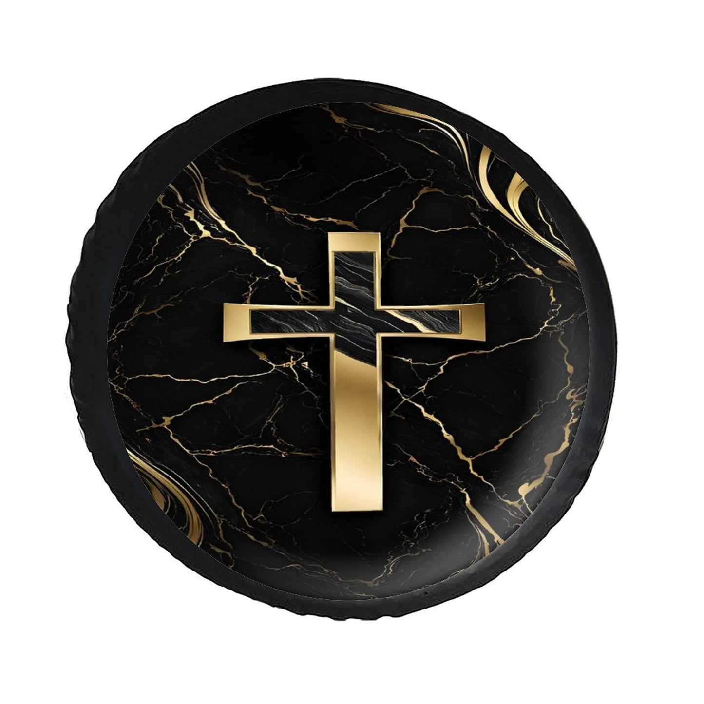Leather Tire Cover(One-sided Printing)