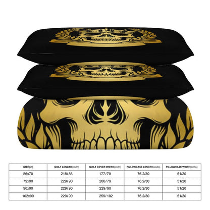 3-Piece Bedding Set-90"x90"/ 229x229cm (Dual-sided Printing)