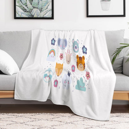 250gsm Flannel Throw Blanket-60"x80"