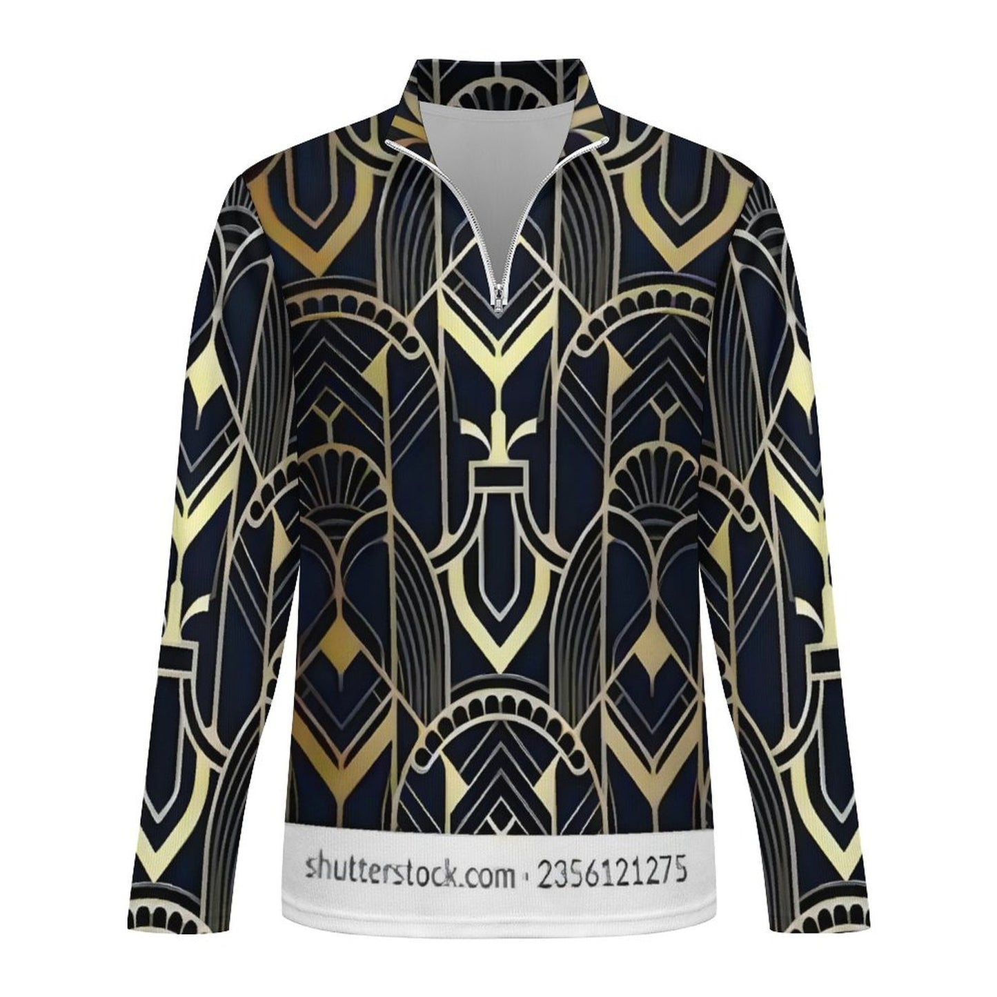 300gsm Men's Polo Sweatshirt LM111 (All-Over Printing)