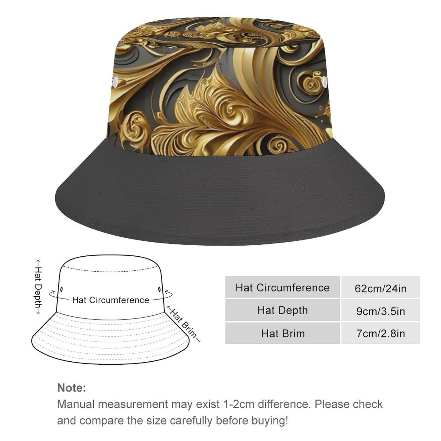 Oversized Bucket Hat(All-Over Printing)