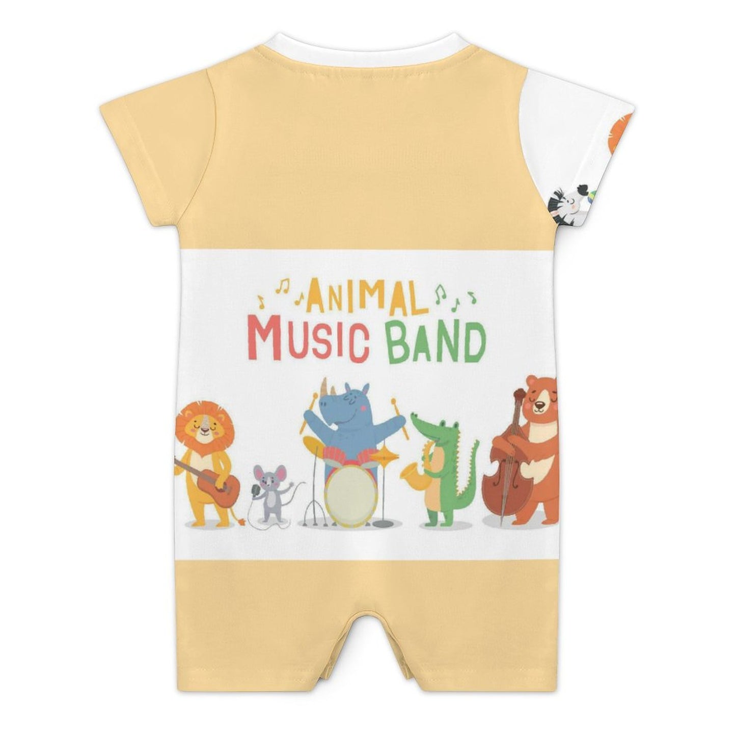 Short Sleeve Baby Bodysuit Romper PLR (All-Over Printing)