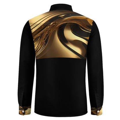 Men's Long Sleeve Shirt with Pocket LS (All-Over Printing)