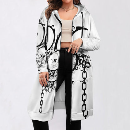 230gsm Full Zipper Long Sleeve Hoodie DS002  (All-Over Printing)