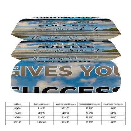 3-Piece Bedding Set-102"x90"/ 259x229cm (Dual-sided Printing)
