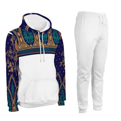 250gsm Imitation Cotton Hoodie & Joggers Set 4T03 (All-Over Printing)