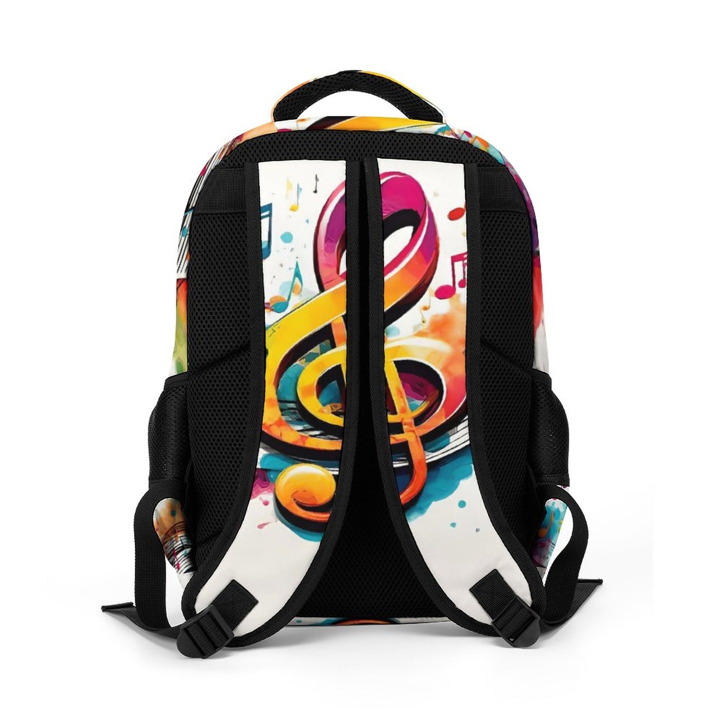 MUSIC GRAFFITI Multi-Pocket Backpack