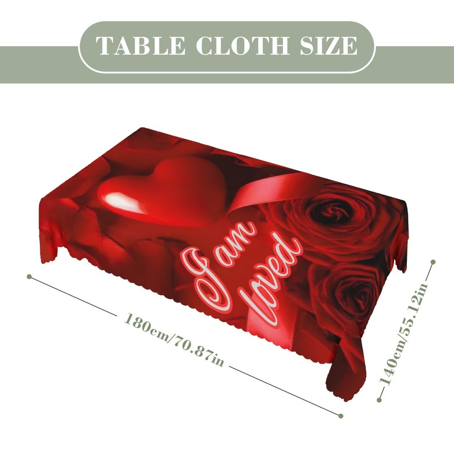 Kitchen Rectangular Tablecloth(One-sided Printing)