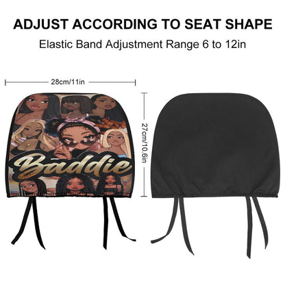 Custom Car Headrest Covers