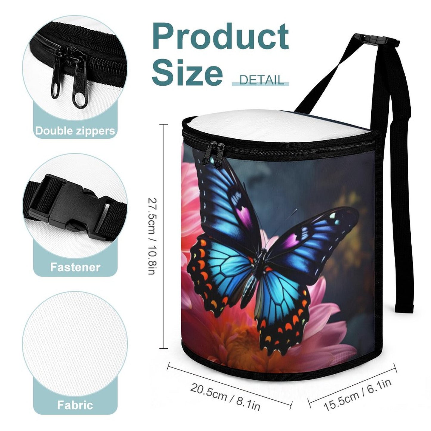 Collapsible Car Trash Bin